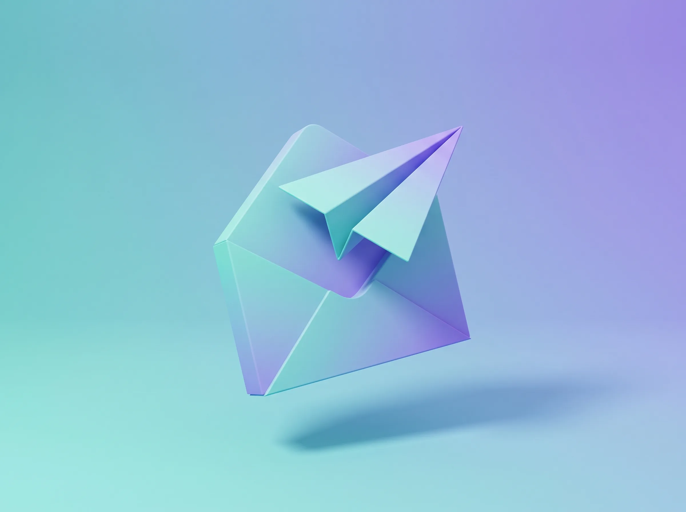 Εικονογράφηση φακέλου email με χάρτινο αεροπλανάκι, σύμβολο κλιμάκωσης μέσω γραπτού αιτήματος
